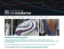 Tablet Screenshot of netmaskerne.dk